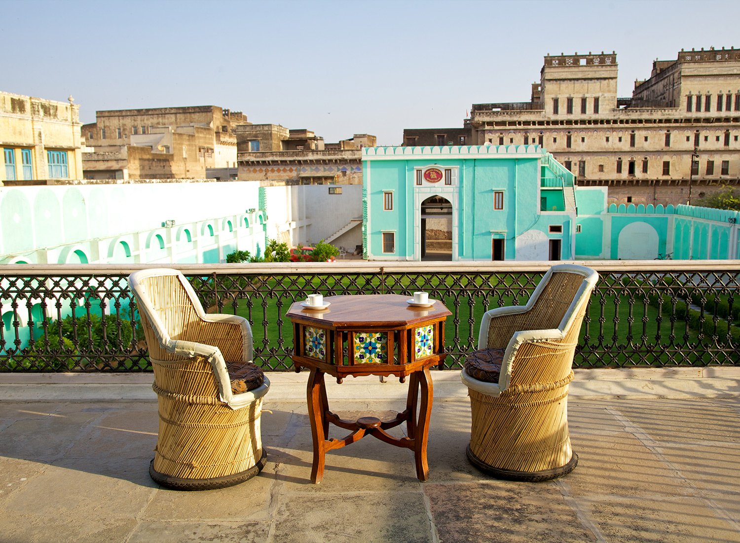 The haveli grounds